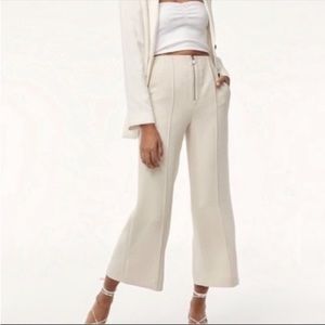 Wilfred Nolay Cream Wide Leg Pant Size 8